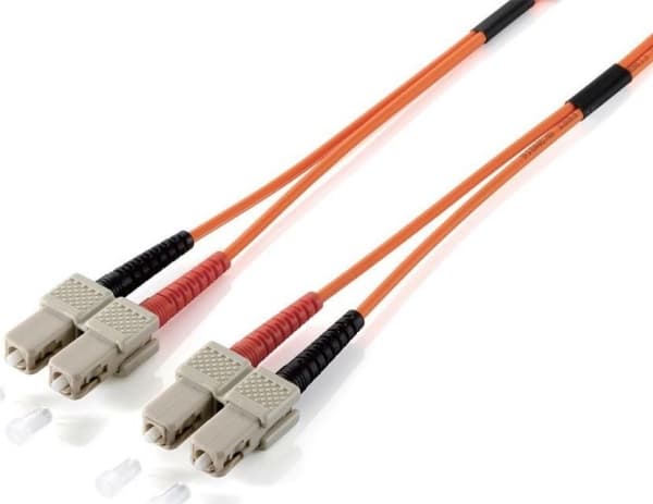 Equip 253331 fiberoptisk kabel 1 m SC OS2 Gult