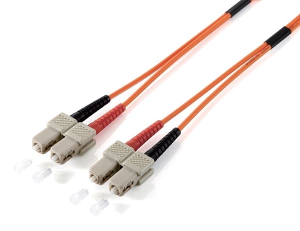 Equip 253331 fiberoptisk kabel 1 m SC OS2 Gult