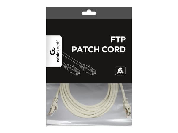 Cablexpert - Koblingskabel - RJ-45 (hann) til RJ-45 (hann) - 5 m - FTP - CAT 6 - flertrådet, formstøpt - hvit