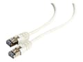Miniatyrbilde 1 av 5: Cablexpert - Koblingskabel - RJ-45 (hann) til RJ-45 (hann) - 5 m - FTP - CAT 6 - flertrådet, formstøpt - hvit