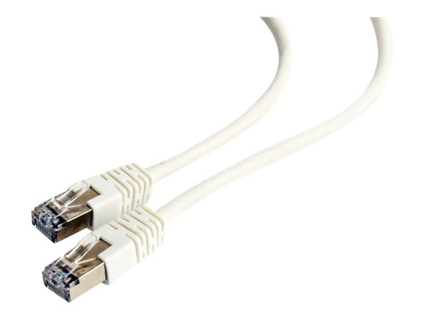 Cablexpert - Liitäntäkaapeli - RJ-45 (uros) - RJ-45 (uros) - 5 m - FTP - CAT 6 - muotoiltu, säikeistetty - valkoinen