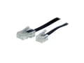 Miniatyrbild 2 av 2: S-Conn 10m RJ11 - RJ45, 10 m, RJ11, RJ45, Svart, Transparent, Hankoppling, Hankoppling