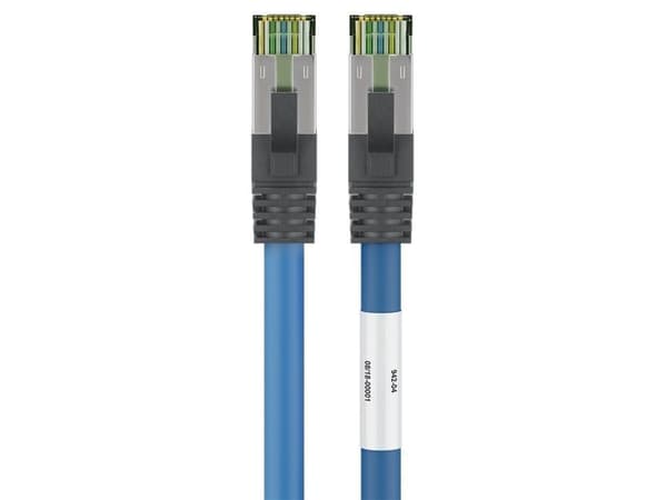 Goobay 45658, 0,5 m, Cat8.1, S/FTP (S-STP), RJ-45, RJ-45, Blå
