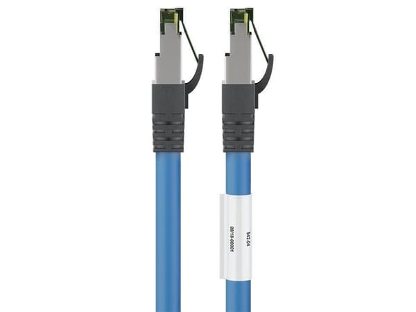 Goobay 45658, 0,5 m, Cat8.1, S/FTP (S-STP), RJ-45, RJ-45, Blå