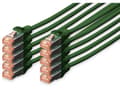 Miniatyrbild 3 av 5: Digitus DK-1644-050-G-10, 5 m, Cat6, S/FTP (S-STP), RJ-45, RJ-45, Grön