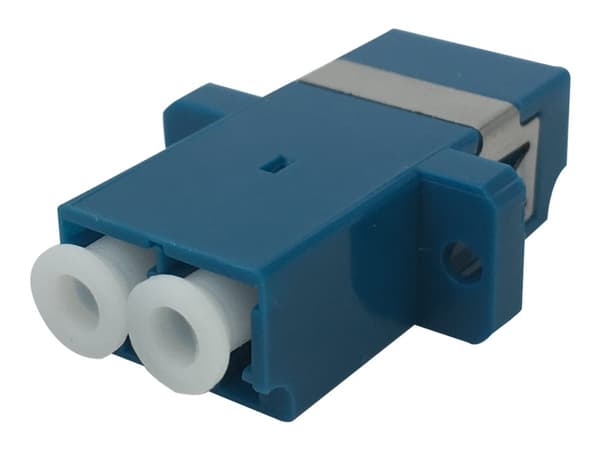 DELTACO FBP-1065 - Fiberparingshylse med fjærklemme - LC SM X 2 - blå