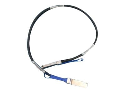 Dell 100GbE Passive Direct Attach Breakout Cable - Direktkopplingskabel - QSFP+ till QSFP+ - 1 m - dubbelaxlad - passiv - för PowerEdge C6420, FC630,