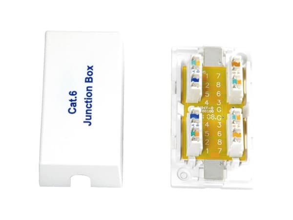 ROLINE Junction Box Cat.6, UTP, Valkoinen, Muovi