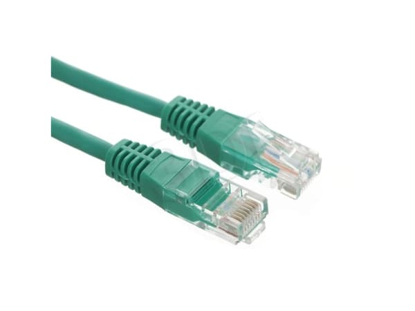 ALANTEC - Koblingskabel - RJ-45 (hann) til RJ-45 (hann) - 50 cm - UTP - CAT 5e - flertrådet - grønn