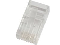 MicroConnect Modular - Nätverkskontakt - RJ-45 (hane) - oskärmad - CAT 6 (paket om 50)