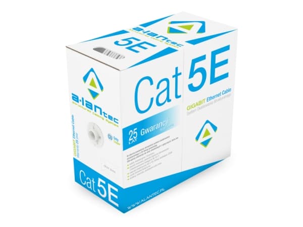 ALANTEC - Irtokaapeli - 305 m - FTP - CAT 5e - vaaleanharmaa