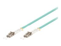 MicroConnect - Nettverkskabel - LC/UPC-multimodus (hann) til LC/UPC-multimodus (hann) - 5 m - fiberoptisk - 50 / 125 mikroner - OM3 - aqua-blå