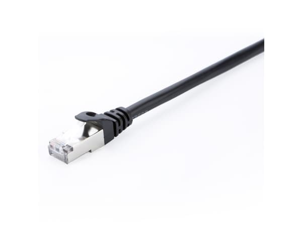 V7 - Nettverkskabel - RJ-45 (hann) til RJ-45 (hann) - 1 m - STP - CAT 6 - svart