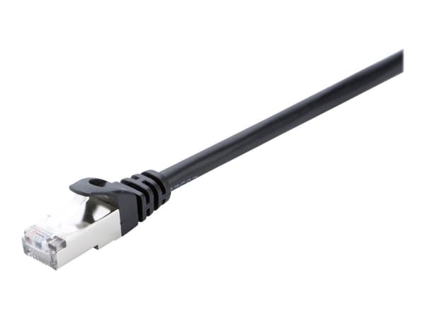 V7 - Nettverkskabel - RJ-45 (hann) til RJ-45 (hann) - 1 m - STP - CAT 6 - svart