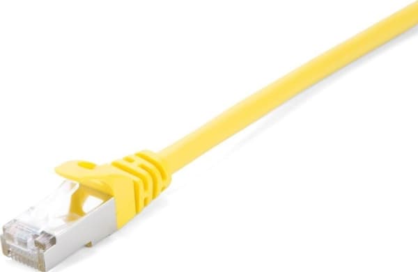 V7 - Koblingskabel - RJ-45 (hann) til RJ-45 (hann) - 1 m - STP - CAT 6 - formstøpt, uten hindringer - gul