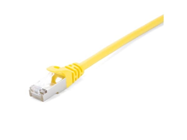 V7 - Koblingskabel - RJ-45 (hann) til RJ-45 (hann) - 1 m - STP - CAT 6 - formstøpt, uten hindringer - gul