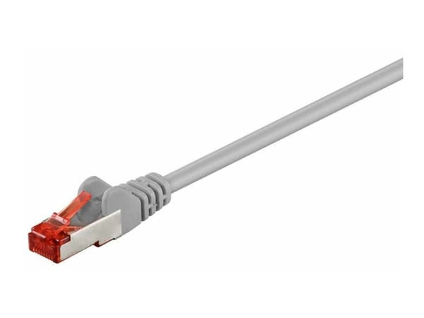 MicroConnect - Nettverkskabel - RJ-45 (hann) til RJ-45 (hann) - 1 m - FTP - CAT 6 - grå