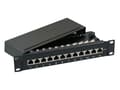 Miniatyrbilde 1 av 2: EFB Elektronik 37736.12, 5000 Mbit/s, Cat6, 22/24, Grå, Rackmontering, 1U