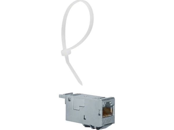 Hager RJ45 innebygd modul E-Dat CAT 6a VU603NWH (VZ314RJ)