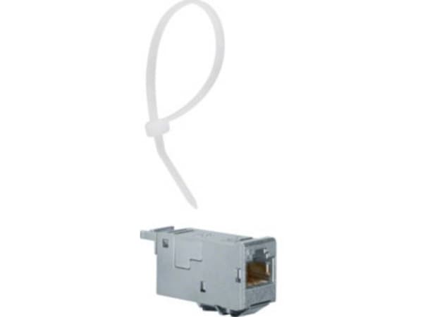 Hager RJ45 innebygd modul E-Dat CAT 6a VU603NWH (VZ314RJ)