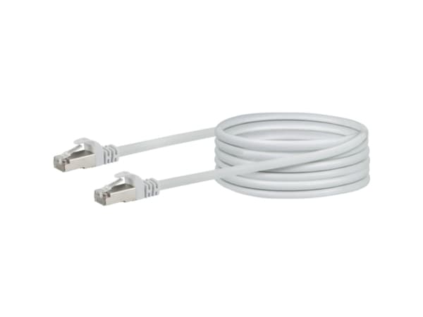 Schwaiger - Nettverkskabel - RJ-45 (hann) til RJ-45 (hann) - 15 m - SFTP - CAT 6 - solid - hvit