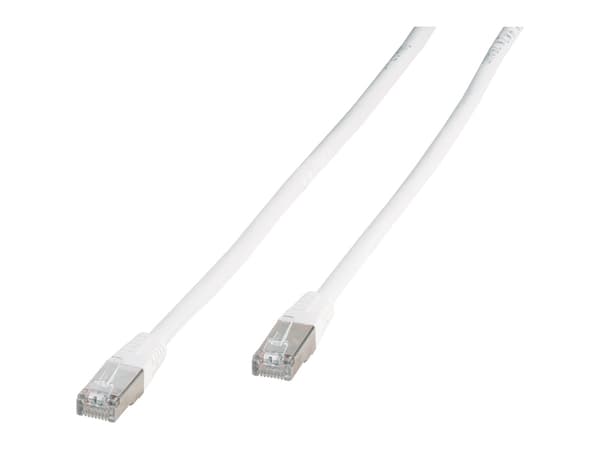 Vivanco CC N5 50 6 - Nettverkskabel - RJ-45 (hann) til RJ-45 (hann) - 5 m - foliebelagt uskjermet tvinnet kabelpar (F/UTP) - CAT 6 - formstøpt - hvit