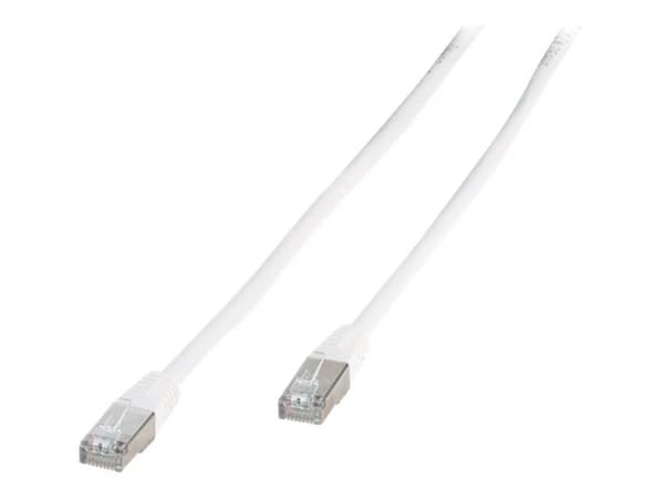 Vivanco CC N5 50 6 - Nettverkskabel - RJ-45 (hann) til RJ-45 (hann) - 5 m - foliebelagt uskjermet tvinnet kabelpar (F/UTP) - CAT 6 - formstøpt - hvit