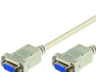 MicroConnect - Nollmodemkabel - DB-9 (hona) till DB-9 (hona) - 3 m