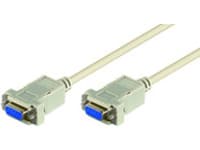 MicroConnect - Nollmodemkabel - DB-9 (hona) till DB-9 (hona) - 3 m