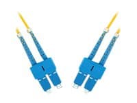 MicroConnect - Nettverkskabel - SC/PC-enkeltmodus (hann) til SC/PC-enkeltmodus (hann) - 5 m - fiberoptisk - 9 / 125 micron - OS1 - gul