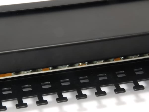 equip Pro - Patch Panel - Rack montierbar - RJ-45 X 24 - Schwarz - 1U - 48,3 cm (19") (326425)