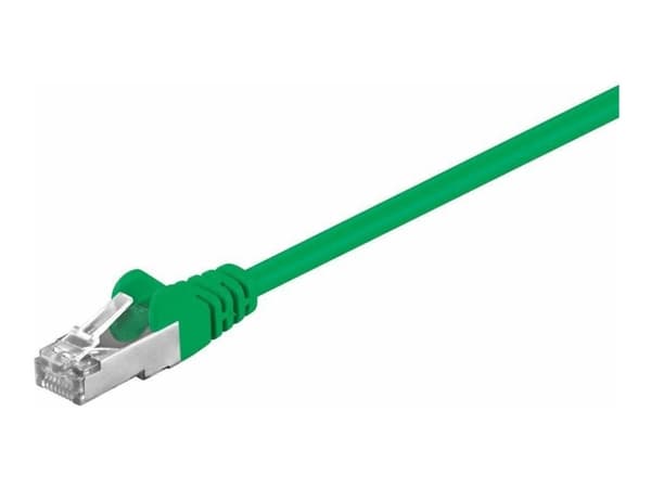 MicroConnect - Nettverkskabel - RJ-45 (hann) til RJ-45 (hann) - 5 m - STP - CAT 5e - flertrådet - grønn