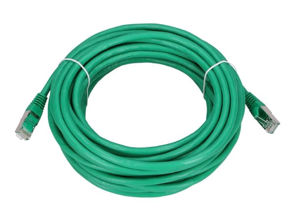 Extralink - Liitäntäkaapeli - RJ-45 (uros) RJ-45 (uros) - 10 m - 6 mm - taitettu suojaamaton kierretty parikaapeli (F/UTP) - CAT 6 - sisätiloissa, mu