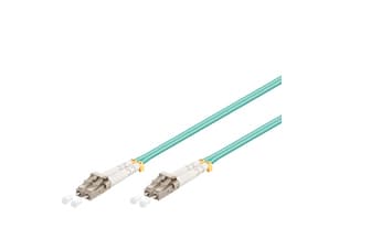 MicroConnect - Nettverkskabel - LC/UPC-multimodus (hann) til LC/UPC-multimodus (hann) - 0.5 m - fiberoptisk - 50 / 125 mikroner - OM3 - oransje