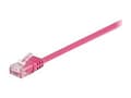 Miniatyrbilde 1 av 4: MicroConnect - Nettverkskabel - RJ-45 (hann) til RJ-45 (hann) - 5 m - 6 mm - UTP - CAT 6 - halogenfri, rund, flertrådet - rosa