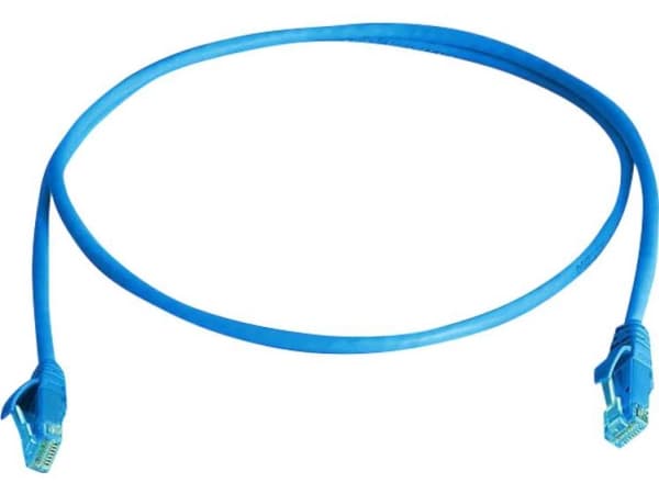 Telegärtner L00000A0292, 0,5 m, Cat6, U/UTP (UTP), RJ-45, RJ-45, Blå