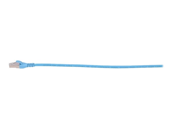 Extralink - Liitäntäkaapeli - RJ-45 (uros) RJ-45 (uros) - 50 cm - 6 mm - SF/UTP - CAT 6a - sisäkaapeli, sisäkaapeli, solmuton - sininen - sininen