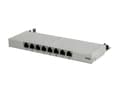 Miniatyrbild 2 av 5: LogiLink NP0064, 10 Gigabit Ethernet, RJ-45, Cat6a, Grå, Stål, 0.5U