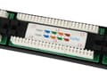 Miniatyrbilde 5 av 5: Utstyr 235325, Cat5e, Sort, Reolmontering, 1U, CE, 482,6 mm