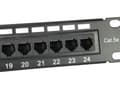 Miniatyrbilde 2 av 5: Utstyr 235325, Cat5e, Sort, Reolmontering, 1U, CE, 482,6 mm