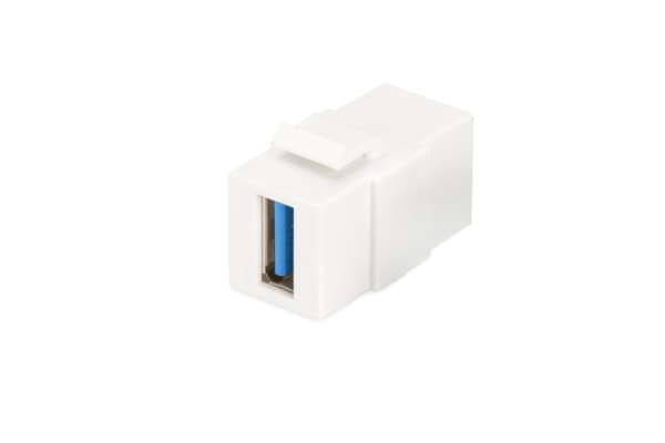 DIGITUS Professional DN-93404 - Modulär insättning - USB 3.0 Type A - kritvit, RAL 9003