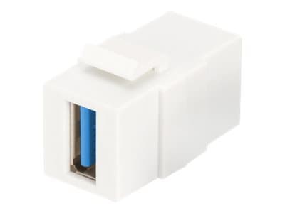 DIGITUS Professional DN-93404 - Modulär insättning - USB 3.0 Type A - kritvit, RAL 9003