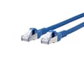 Miniatyrbilde 1 av 3: METZ CONNECT 1308453044-E, 3 m, Cat6a, S/FTP (S-STP), RJ-45, RJ-45, Blå