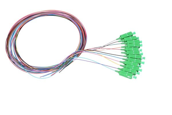 Extralink - Rottehale - SC/APC enkelttilstand (han) - 1,5 m. - fiberoptik - G.657.A1 - 12 farver