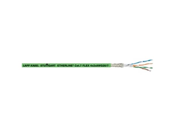 LAPP 2170934/100 Strømkabel CAT 7 S/FTP 4 x 2 x 0.12 mm² Grøn 100 m