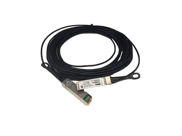 Dell 10GbE - Nätverkskabel - SFP+ till SFP+ - 3 m - fiberoptisk - aktiv - för Networking C1048, C9010, S6010, S6100; PowerEdge C6420; Networking N313