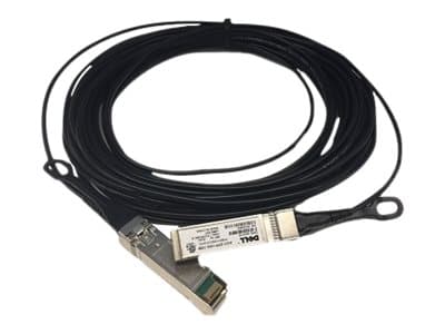 Dell 10GbE - Nätverkskabel - SFP+ till SFP+ - 3 m - fiberoptisk - aktiv - för Networking C1048, C9010, S6010, S6100; PowerEdge C6420; Networking N313