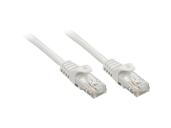Lindy 48408, 3 m, Cat5e, U/UTP (UTP), RJ-45, RJ-45, Grå