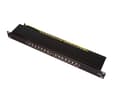 Miniatyrbilde 5 av 5: LogiLink NP0076, 10 Gigabit Ethernet, RJ-45, Cat6a, Sort, Metall, 1U