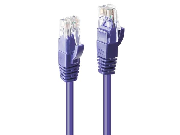 Lindy 48122, 1 m, Cat6, U/UTP (UTP), RJ-45, RJ-45, Fiolett